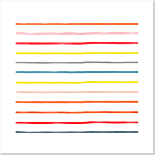 Pocket - Marker Stripes Multi Posters and Art